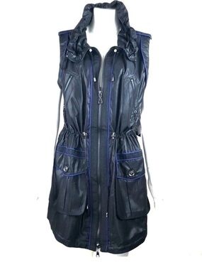 NWT-G.E.T Performance Utility Water Resistant Techwear Gilet Long Vest Black SM